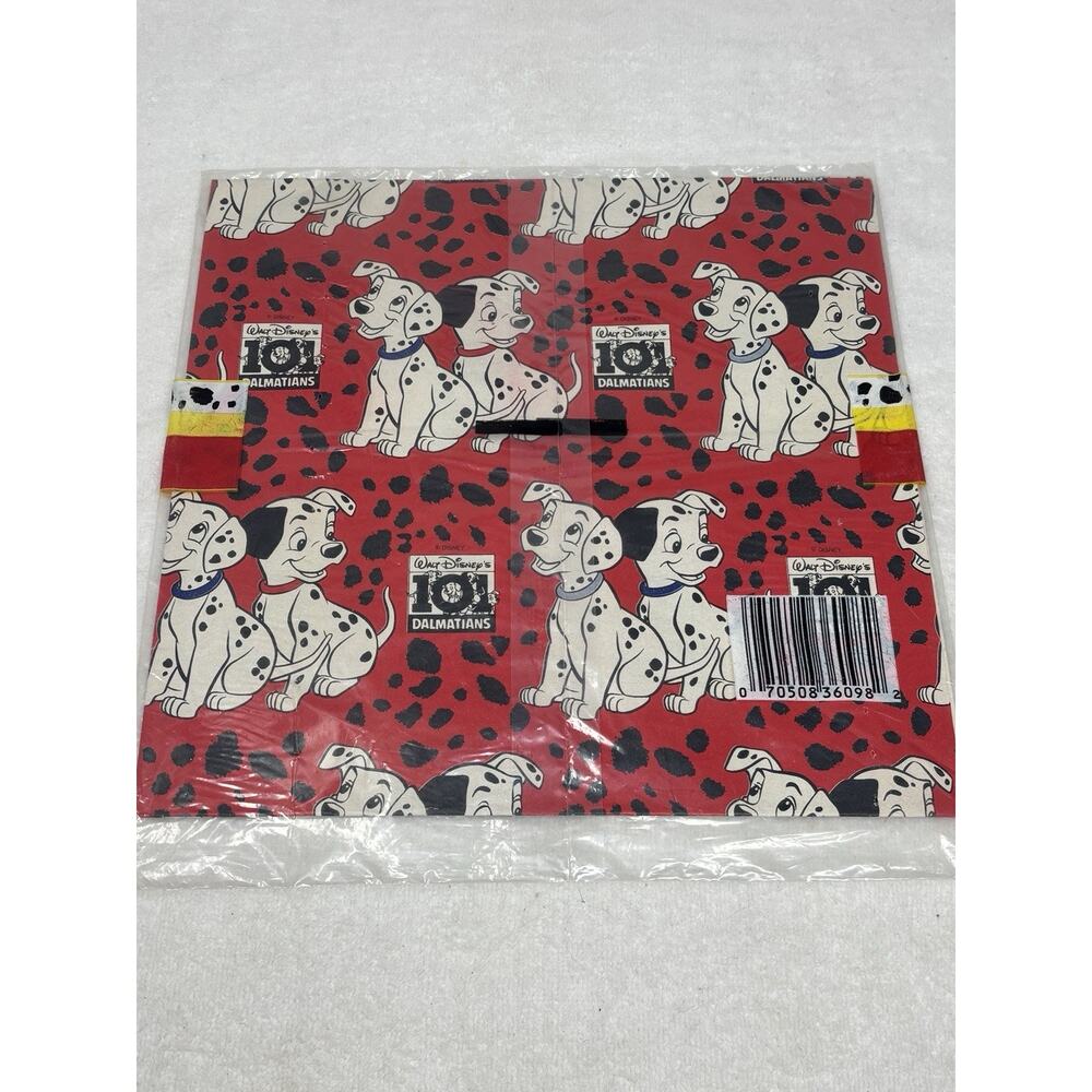 CLEO Vintage VTG Walt Disney 101 Dalmatians Heavyweight Gift Wrap NEW - 2 Sheets